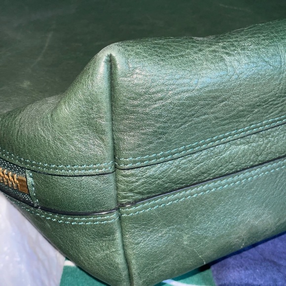 Fossil -Maya green leather shoulder/ crossbody bag - Picture 8 of 14